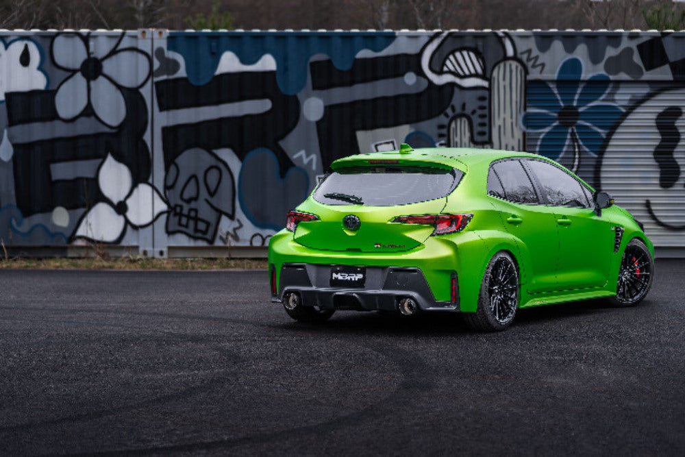 Fits 23-24 Toyota GR Corolla 3" Cat Back Dual Rear Outlet w/Dual Tips-S43023BE