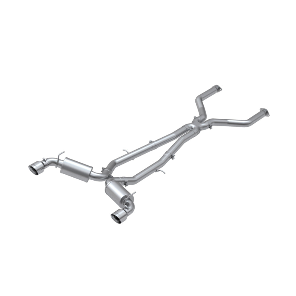 Fits 2017-2020 INFINITI Q60 3" Cat Back, Dual Rear, T304 - S4404304 - Cat Back Exhaust Car Part People