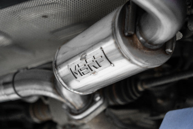 Fits 2019-2020 Mazda 3 2.5" Axle-Back; Dual Rear Exit; CF - S44503CF
