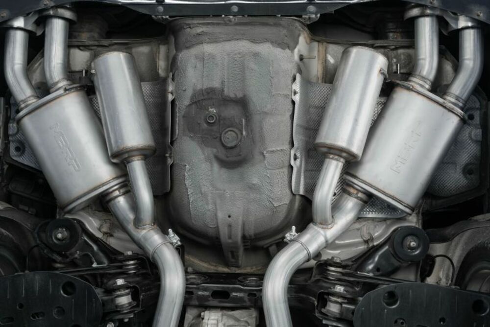 Fits 2018-2021 Kia Stinger 2.5" Cat Back, Dual Split Rear, T304 - S4704304