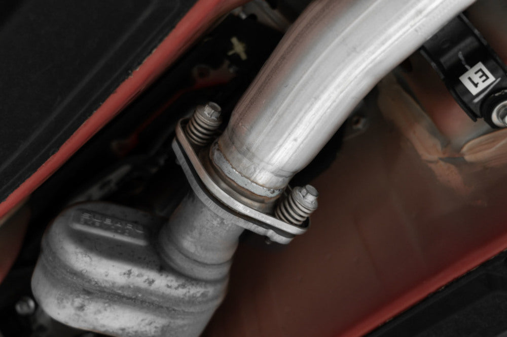 Fits 2013-16 Scion FR-S 3" Cat Back, Single Rear Exit, T304 w/ CF Tips-S48063CF - Cat Back Exhaust Car Part People