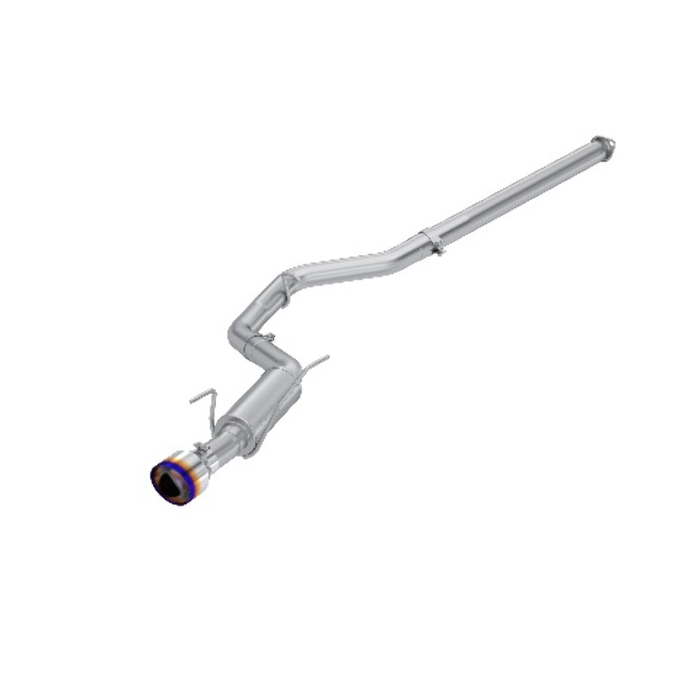 Fits 2022-24 Subaru WRX 3" Cat Back, Single Rear Exit, T304 w/ BE Tips-S48093BE - Cat Back Exhaust Car Part People