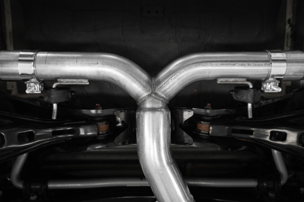 Fits 2023-24 Acura Integra 3" Cat Back; 2.5in Dual Split Rear; T304; BE-S49033BE - Cat Back Exhaust Car Part People