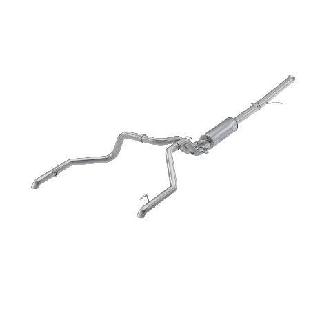 Fits 2022-23 Silverado 1500 3" Cat Back 2.5" Dual Split Rear Turn Down-S5006304