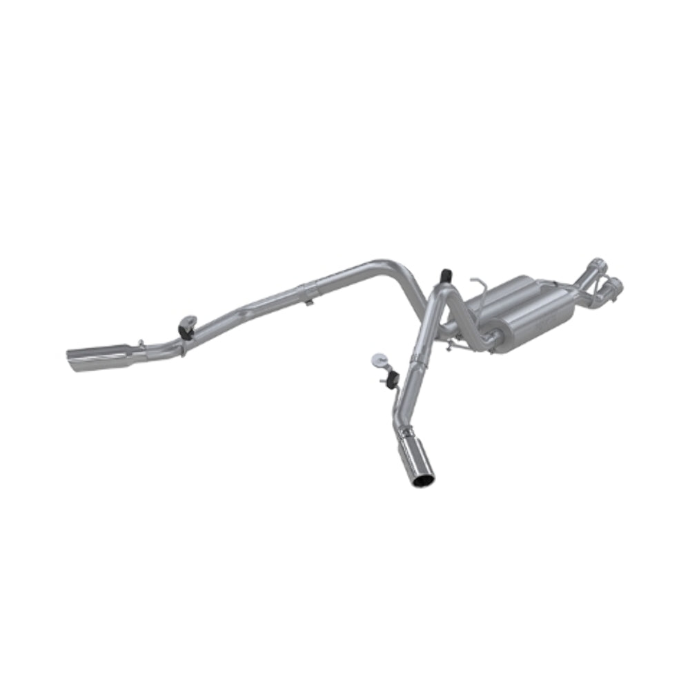 Fits 01-05 Chevrolet Silverado 2500 HD 2 1/2in.Cat Back Dual Split Side-S5010409 - Cat Back Exhaust Car Part People
