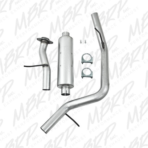 Fits 2000 Chevrolet Tahoe 3in. Cat Back; Single Side; AL - S5026P