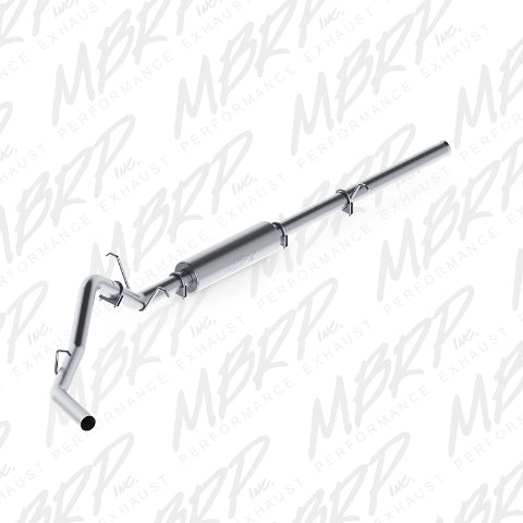 Fits 2010-2013 Chevrolet Silverado 1500 3in. Cat Back; Single Side; AL - S5054P