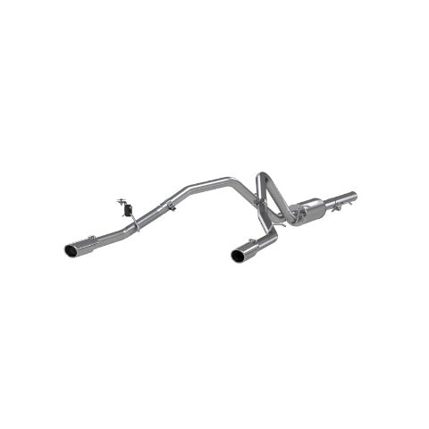 Fits 09-13 Chevrolet Silverado 1500 2 1/2" Cat Back; Dual Split Rear; AL-S5058AL