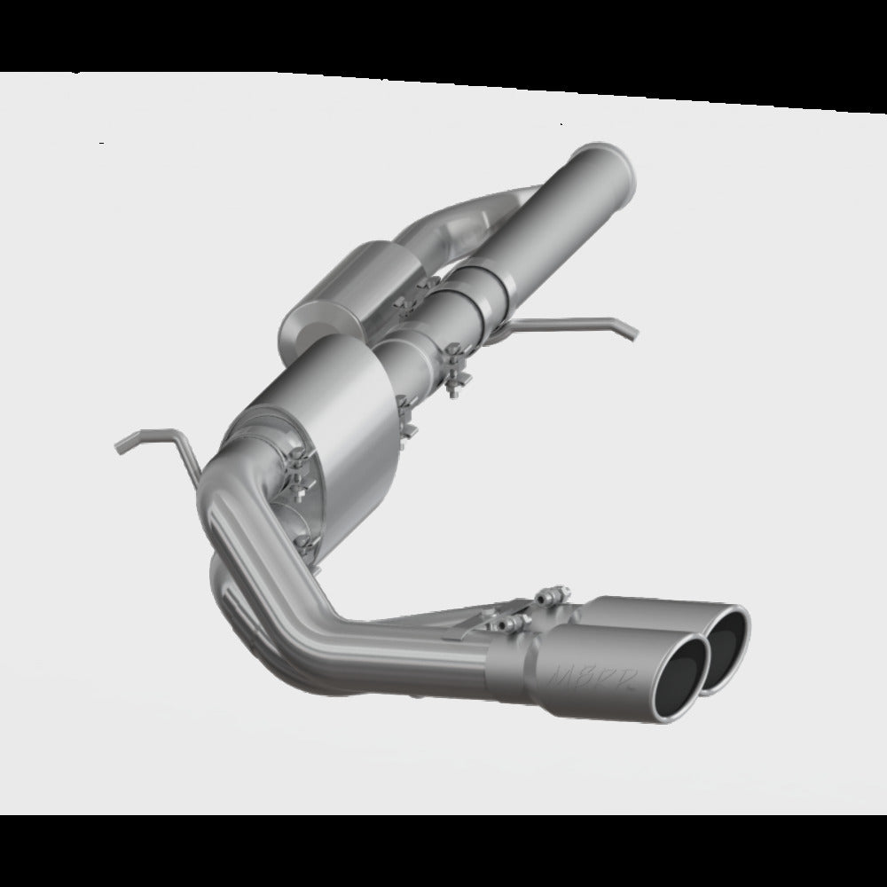 Fits 15-18 Chevrolet Silverado 1500 3" Cat Back Pre-Axle Dual Outlet-S5081409 - Cat Back Exhaust Car Part People