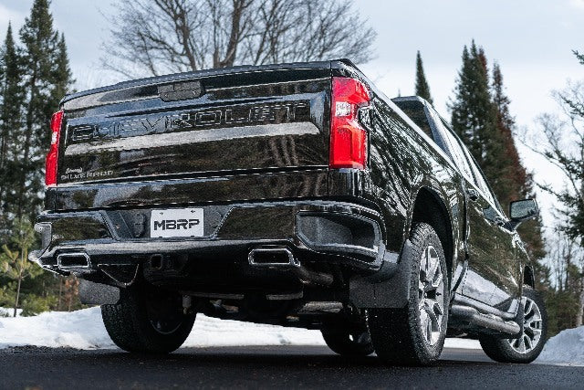 Fits 2019-2024 Chevrolet Silverado 1500 2 1/2" Cat Back, Dual Rear , AL-S5085AL