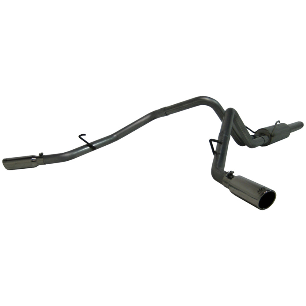 Fits 2004-2005 Dodge Ram 1500 2 1/2in. Cat Back; Dual Split Side; AL - S5114AL - Cat Back Exhaust Car Part People