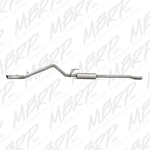 Fits 2003-2010 Dodge Ram 2500 3in. Cat Back; Single Side Exit; AL - S5148AL