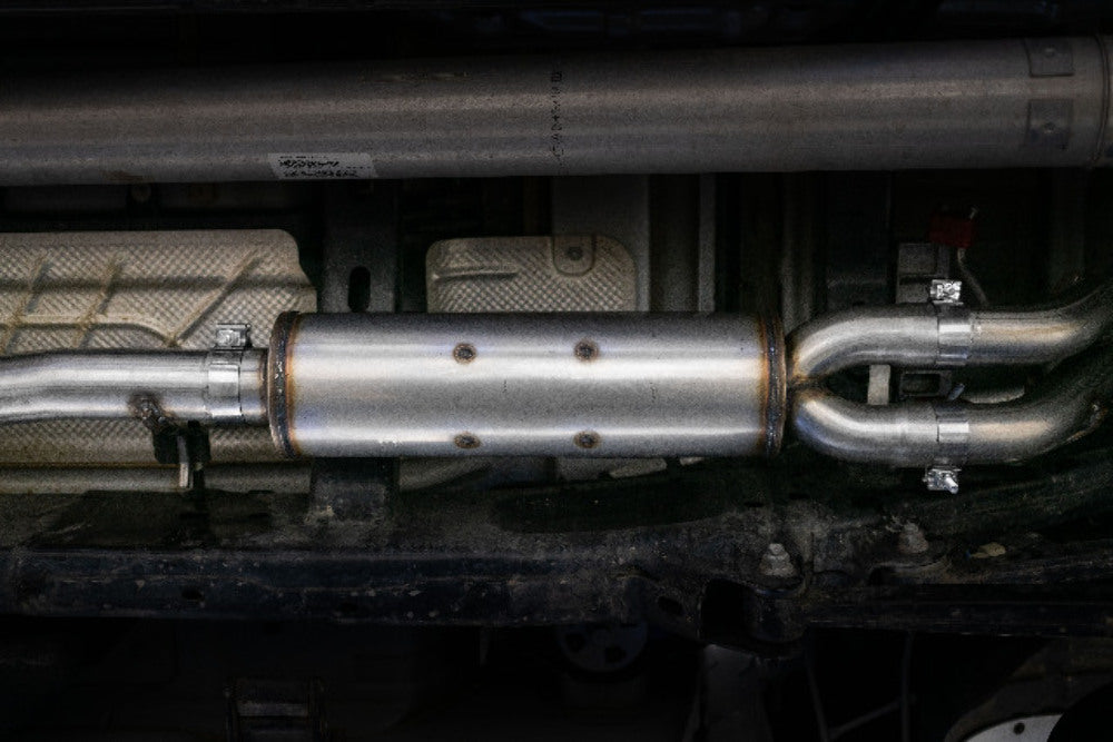 Fits 2019-2024 Ram 1500 2 1/2" Cat Back, Dual Split Rear, 304 - S5152304