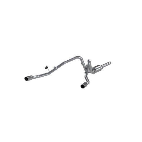 Fits 2008 Ford F-150 2 1/2in. Cat Back; Dual Split Rear; AL - S5202AL