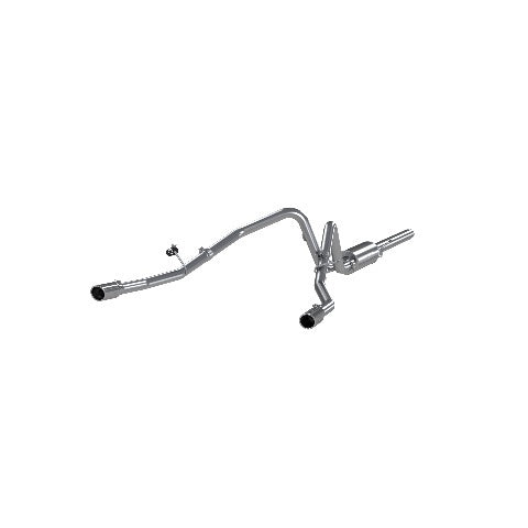 Fits 2008 Ford F-150 2 1/2in. Cat Back; Dual Split Rear; AL - S5202AL