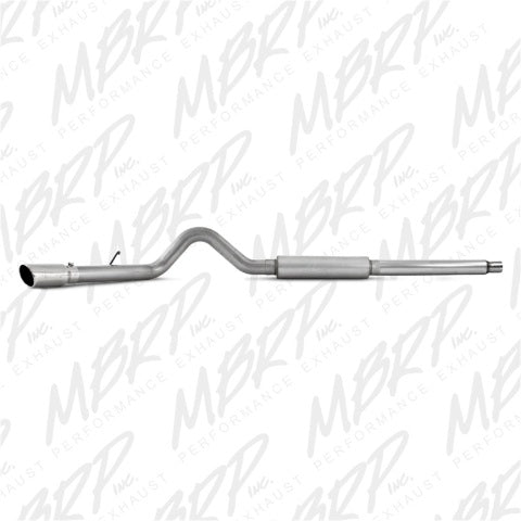 Fits 1999-2004 Ford F-250 Super Duty 4in. Cat Back; Single Side; AL - S5206AL