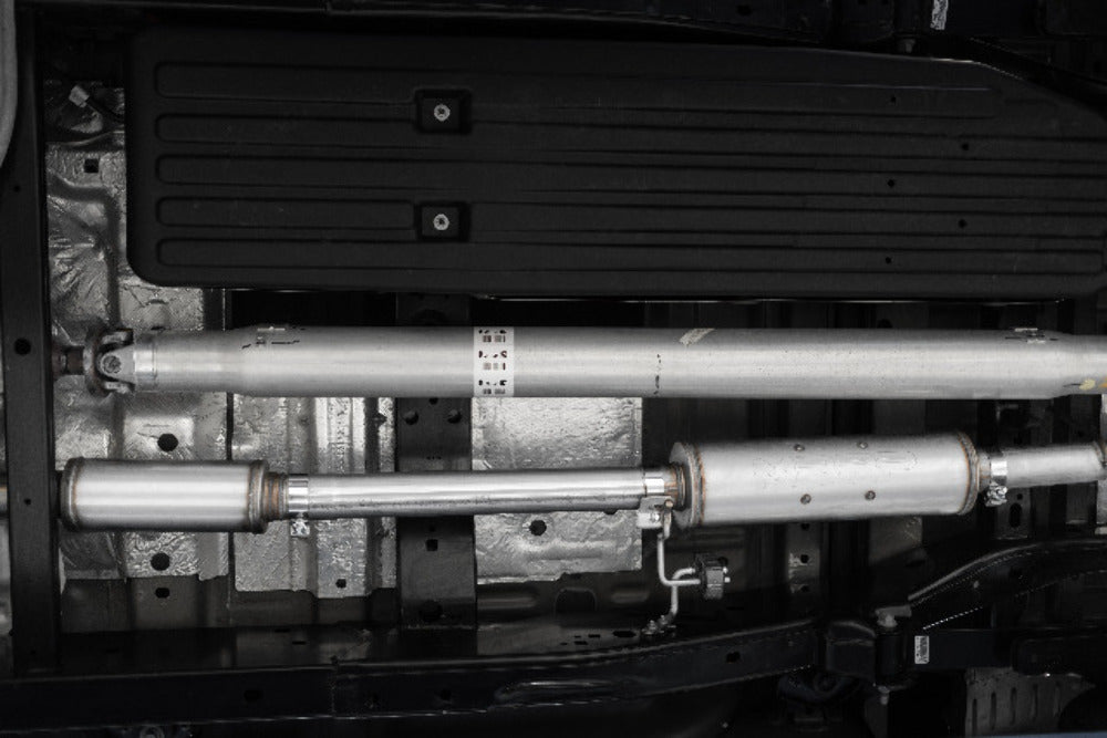 Fits 2021-2024 Ford F-150 3in. Cat Back; Single Side Exit; 304 - S5211304