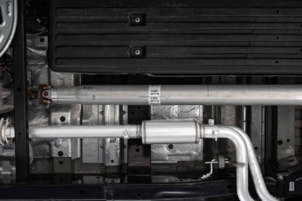 Fits 2021-2024 Ford F-150 3in. Cat-Back; 2.5in Pre-Axle; BLK - S5217BLK