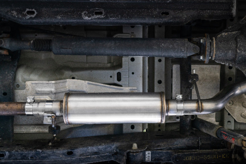 Fits 2019-2023 Ford Ranger 3" Cat Back, Single Side Exit, Black Coated-S5223BLK