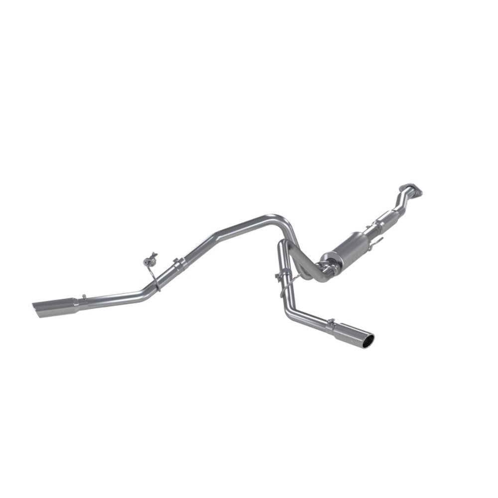 Fits 2011-2014 Ford F-150 2 1/2in. Cat Back; Dual Side; AL - S5232AL - Cat Back Exhaust Car Part People