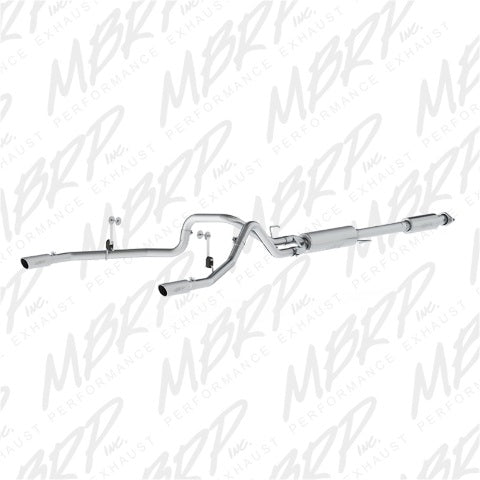Fits 2016-2020 Ford F-150 2 1/2in. Cat Back; Dual Rear; AL - S5258AL