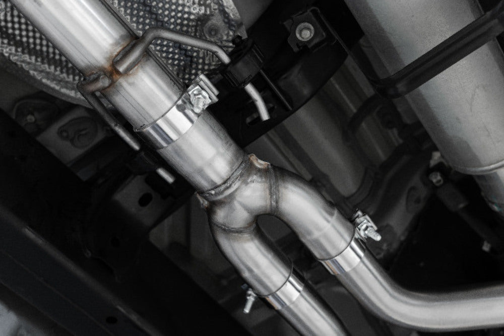 Fits 2022-2024 Toyota Tundra 2.5in. Cat Back; 3in. Single; T304 - S5301304