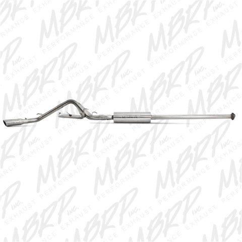 Fits 2005-2013 Toyota Tacoma 2 1/2in. Cat Back; Dual Split Side; T409 - S5328409