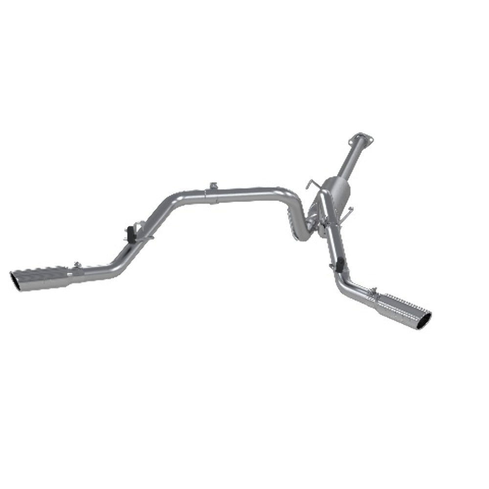 Fits 2005-2013 Toyota Tacoma 2 1/2in. Cat Back; Dual Split Side; T409 - S5328409 - Cat Back Exhaust Car Part People