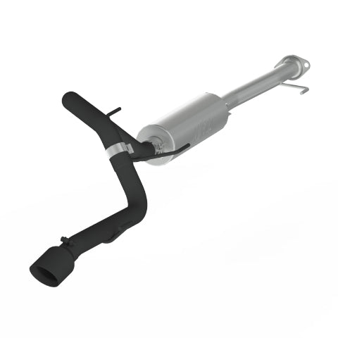 Fits 2010-2022 Toyota 4Runner 2.5"; Cat Back; Single Side Exit; Black - S5342BLK