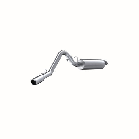 Fits 2000-2004 Jeep TJ 2 1/2in. Cat Back; Single Side; AL - S5500AL