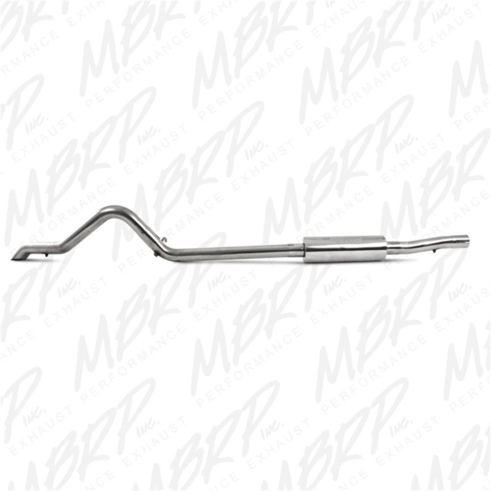 Fits 2007-11 Wrangler 2 1/2" Tail Pipe Muffler before Axle T409-S5514409 - Cat Back Exhaust Car Part People