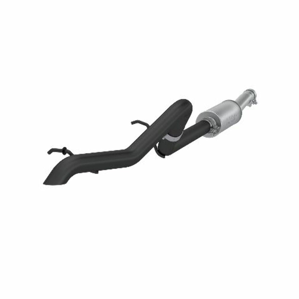 Fits 2007-2011 Jeep Wrangler 2 1/2" Tail Pipe Muffler before Axle-Black-S5514BLK