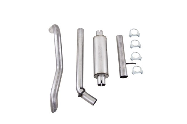 Fits 18 Jeep Wrangler JK 2 1/2" Cat Back Tail Pipe Muffler before Axle-S5530AL