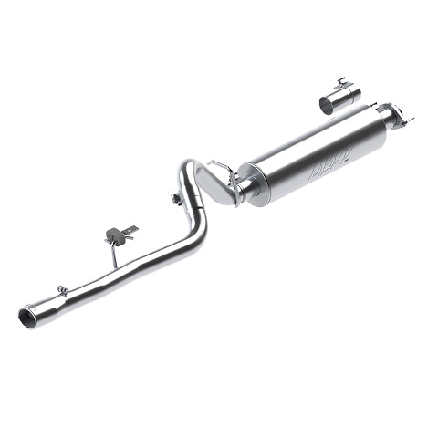 Fits 1986-1989 Jeep Cherokee 2 1/2in. Cat Back; Single; AL - S5534AL