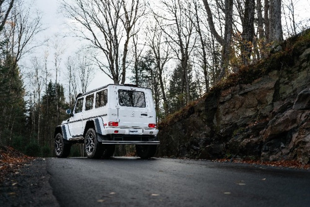 Fits 2016-2018 Mercedes-Benz G550 3" Cat Back, Dual Turn Down, T304 - S5600304
