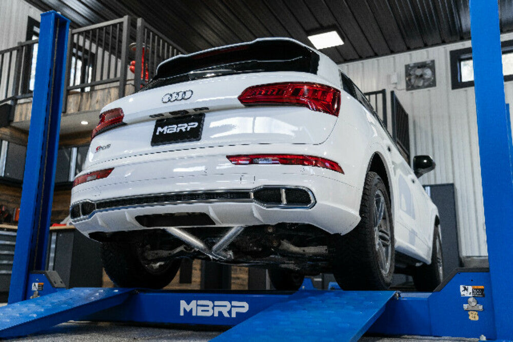 Fits 2021 Audi SQ5 Sportback 2.5" Axle Back, Dual Split Rear, T304 - S5604304 - Axle Back Exhaust Car Part People