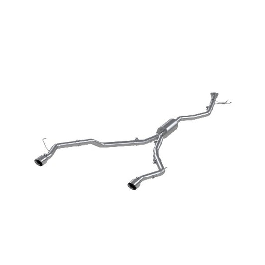 Fits 2021-2024 Honda Ridgeline 2 1/2in. Cat Back; Dual Split Rear; T304-S5901304 - Cat Back Exhaust Car Part People