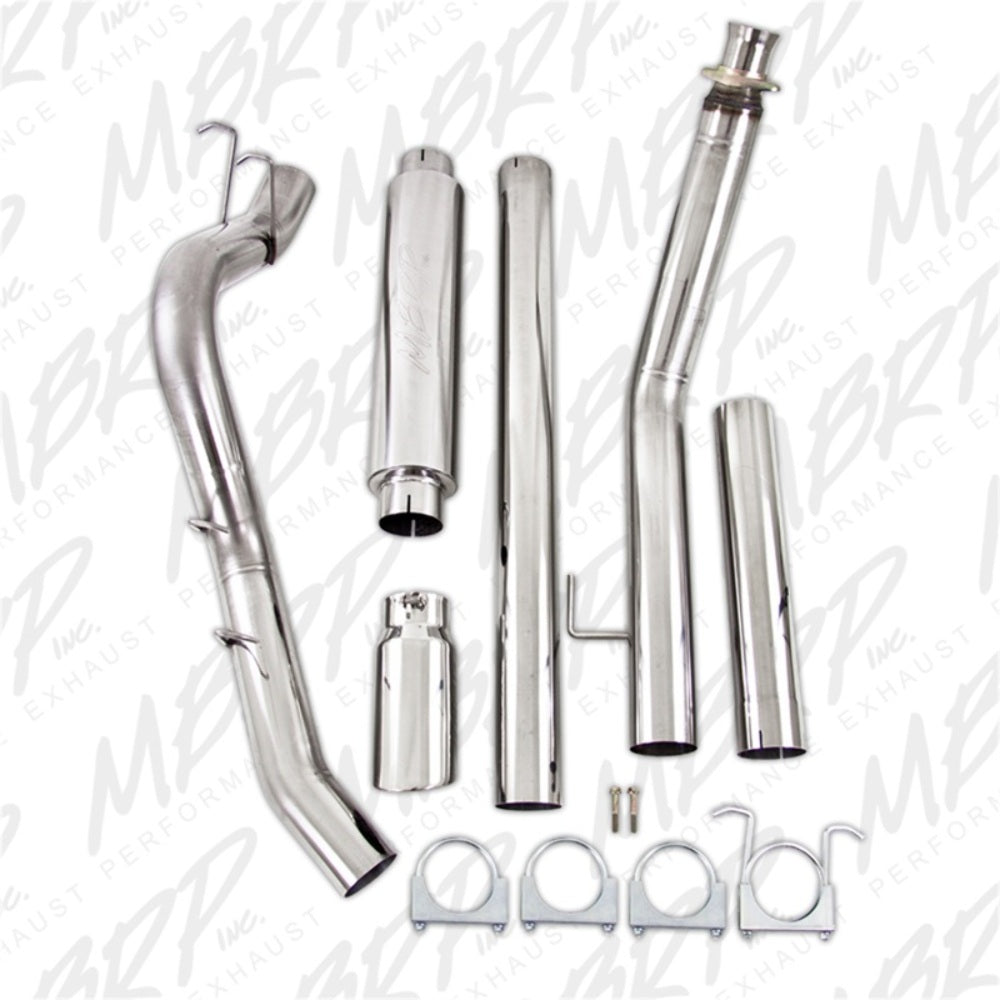 Fits 1998-2002 Dodge Ram 2500 4in. Exhaust System; Single Side; T304 - S6100304 - Turbo Back Exhaust Car Part People