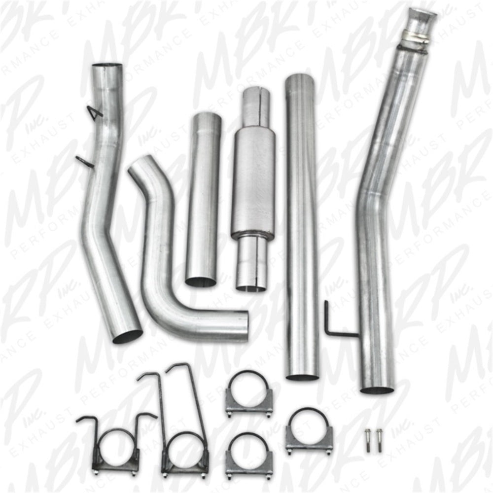 Fits 1998-2002 Dodge Ram 2500 4in. Exhaust System; Single Side - S6100P - Turbo Back Exhaust Car Part People