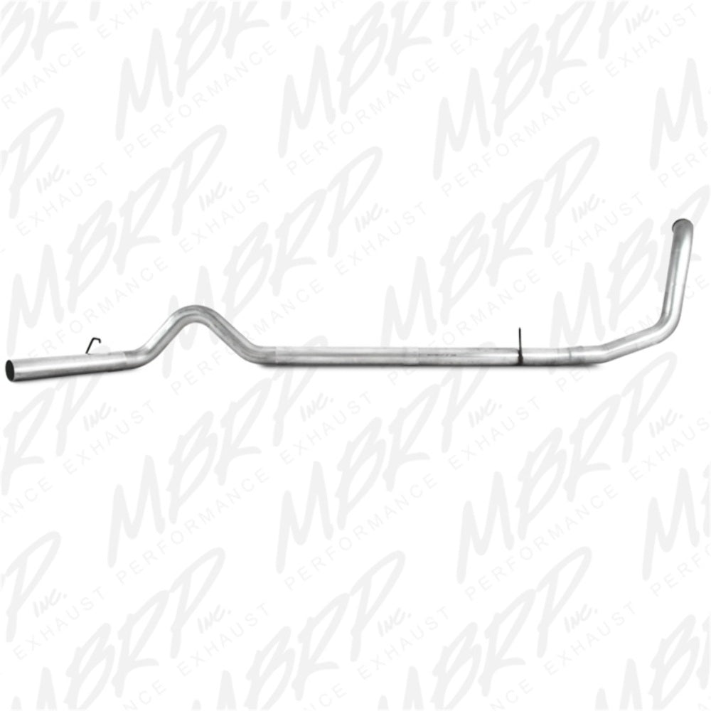 Fits 99-03 Ford F-250 SD 4" Exhaust System; Single Side-no muffler-S6200PLM - Turbo Back Exhaust Car Part People