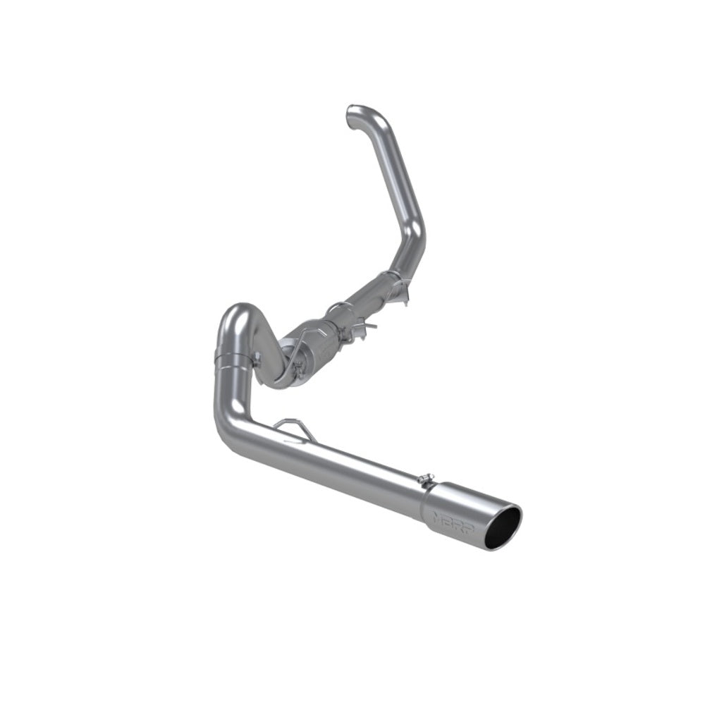 Fits 2000-2003 Ford Excursion 4in. Exhaust System; Single Side Exit AL - S6204AL - Turbo Back Exhaust Car Part People