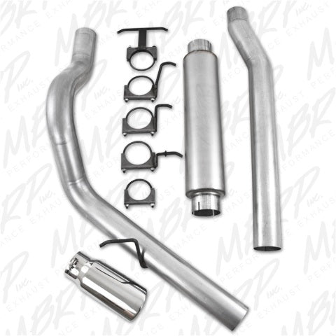 Fits 03-07 Ford F-250 SD 4" Cat Back Single Side (Stock Cat) Exit-S6208AL