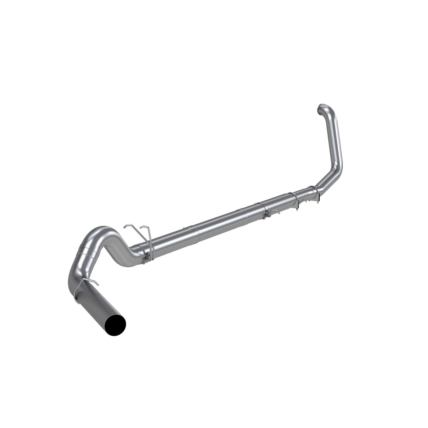 Fits 1999-03 Ford F-350 SD 5" Exhaust System Single Side No Muffler-S62220PLM - Turbo Back Exhaust Car Part People