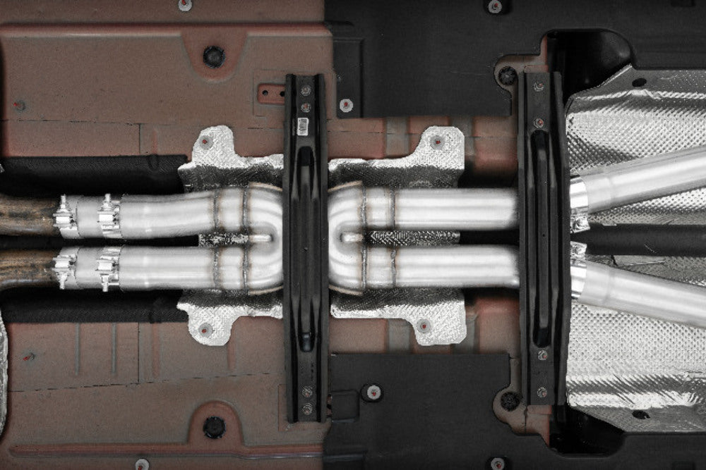 Fits 2017-2023 Dodge Charger 3in. Cat Back; Dual Rear; Dual Tips - S7118AL