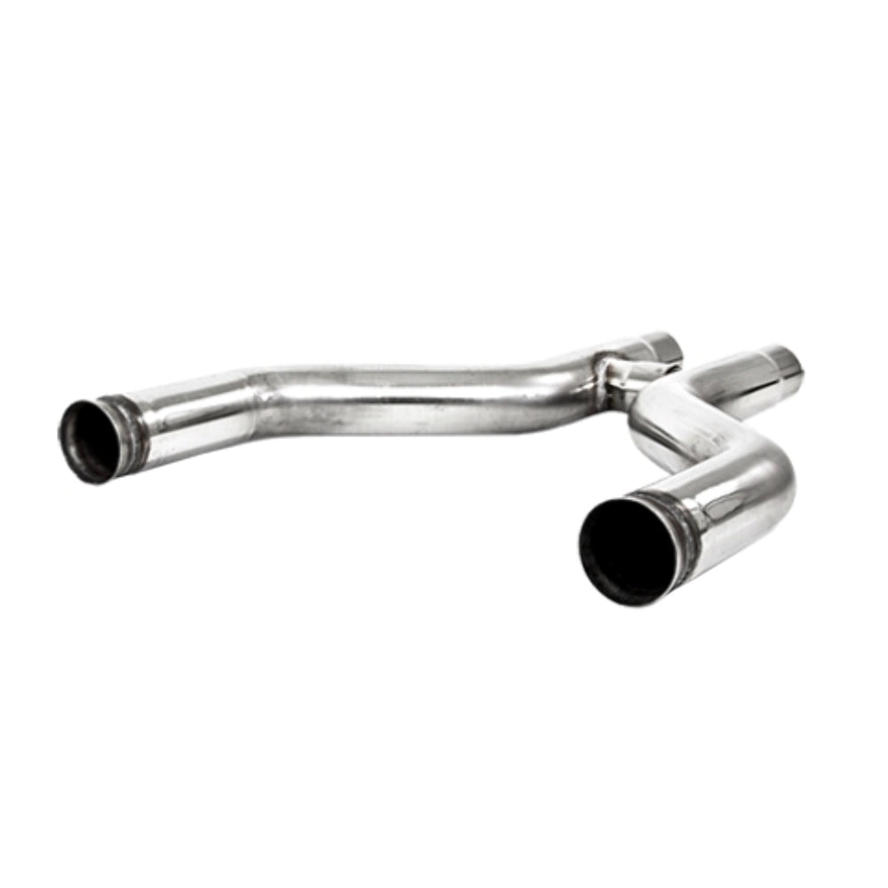 Fits 2011-2014 Ford Mustang 3in. H-Pipe; (use with factory cats); T409-S7263409 - Tailpipe Car Part People