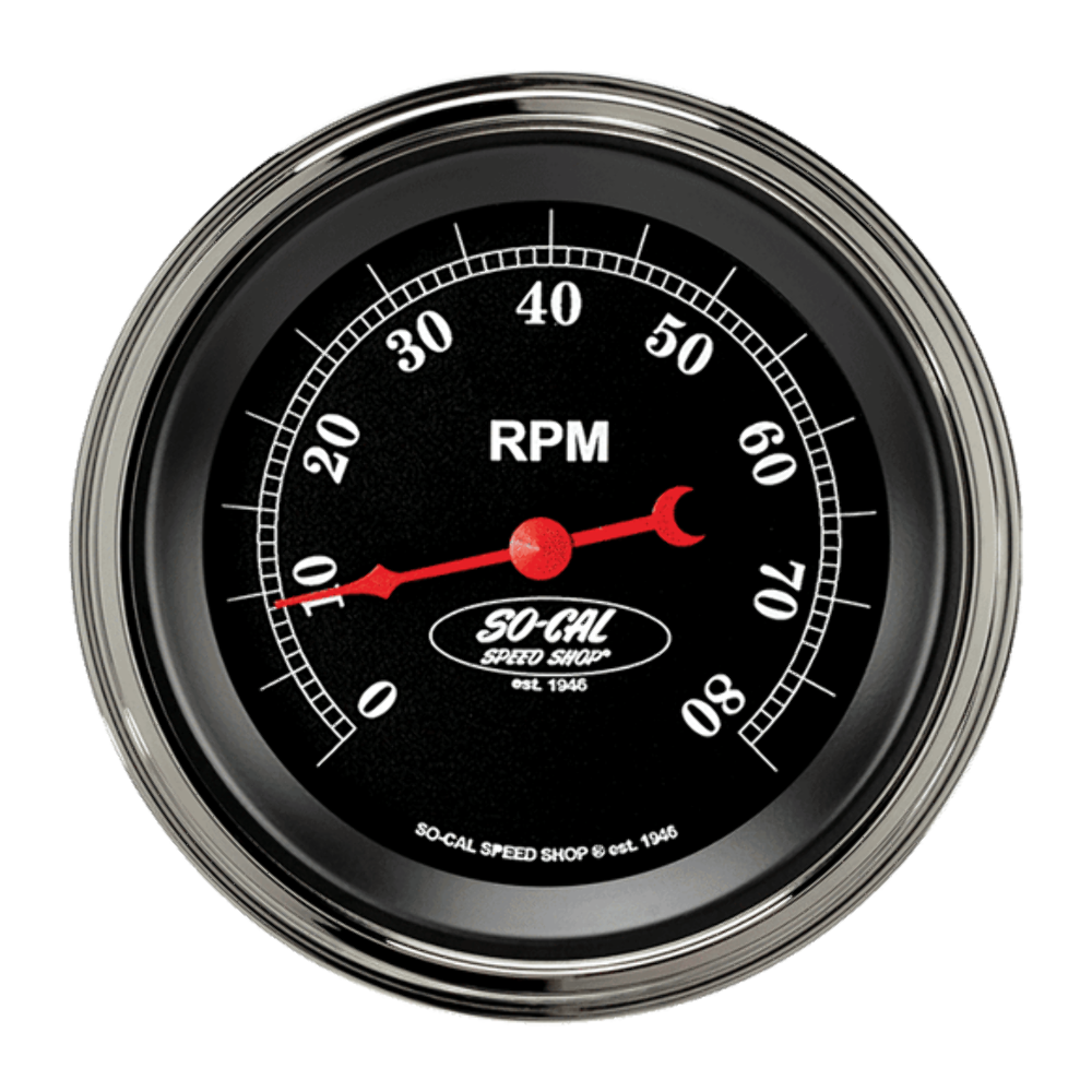 So-Cal 3 3/8" Tachometer SC80SLC