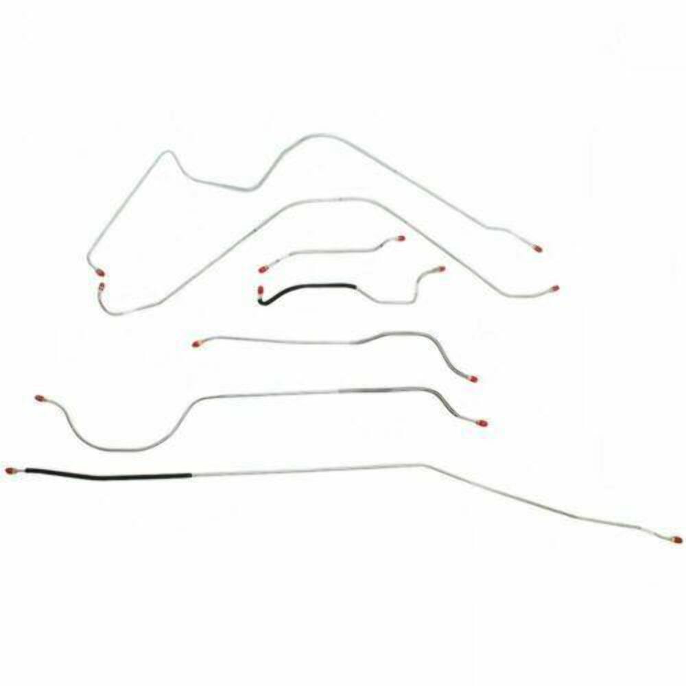 Brake Line Kit For 55 Ford Thunderbird Power 7 Piece Steel Fine Lines