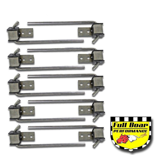 Southern Swinger Custom Exhaust Hanger - 45° Bend - 3/8" Rod 10" Long - (Qty 10)