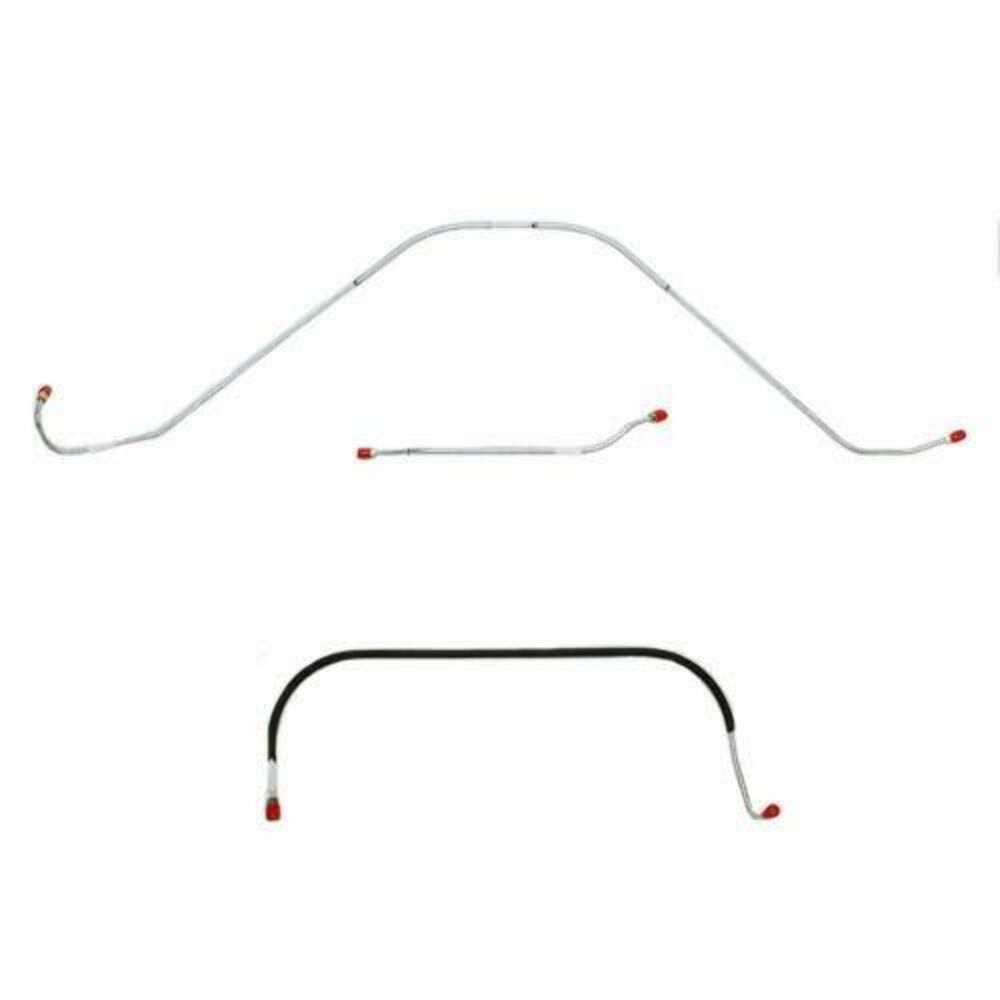 1957 Ford Thunderbird Front Brake Line Kit with Power Brakes 3 Piece - SKT5702OM - Front Lines Car Part People