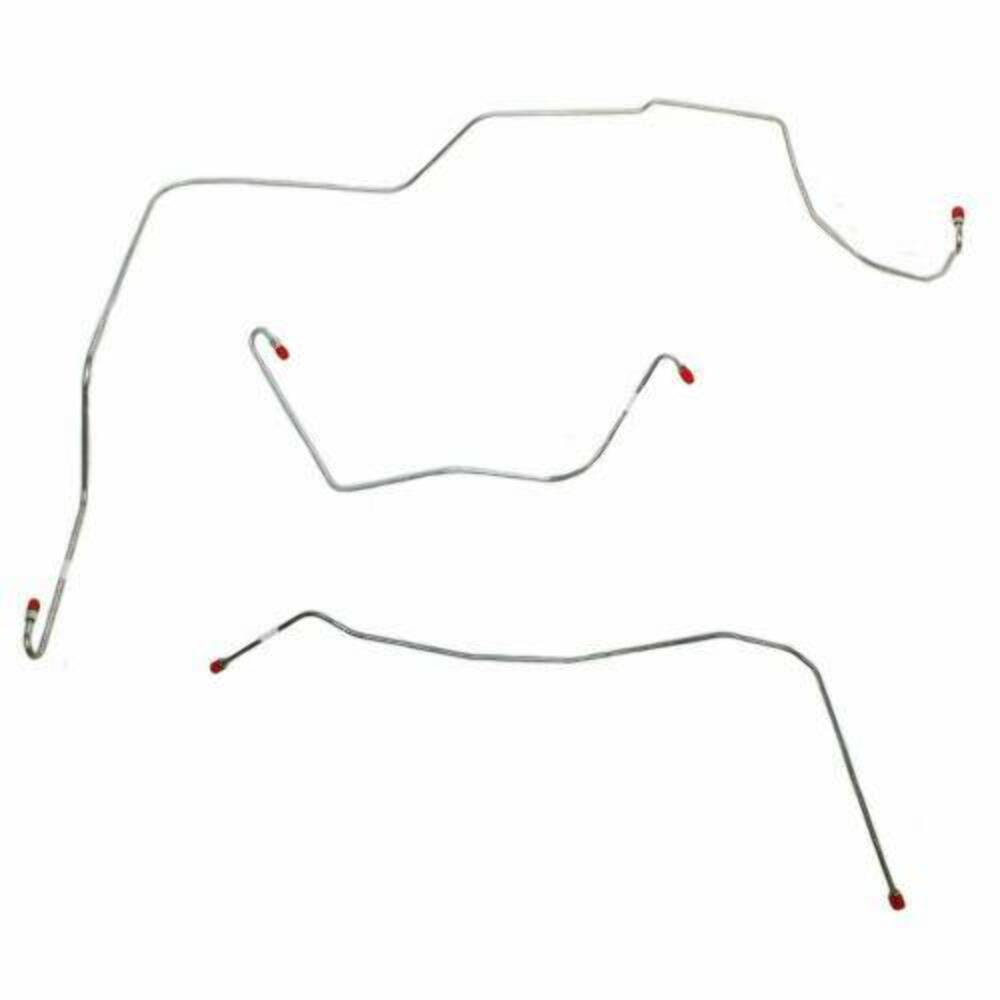 1961-62 Ford Thunderbird Front Brake Line Kit w/ Power Brakes 3 Piece SKT6101SS - Front Lines Car Part People